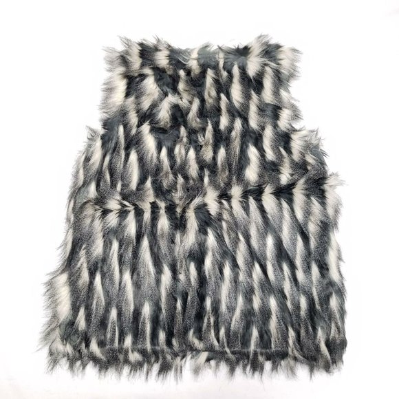 Romeo and Juliet Couture Faux Fur Jacket - White - Picture 4 of 6